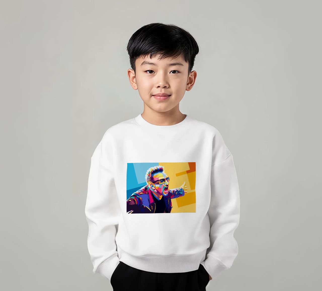 Bono Style WPAP felpa bambino da SW Artwork