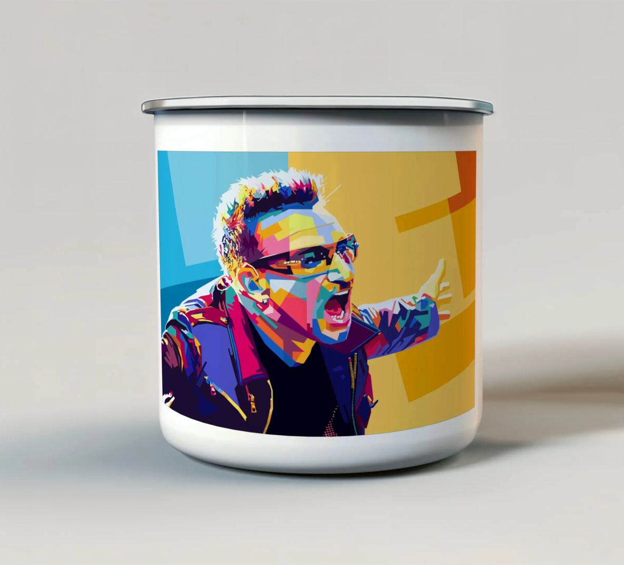Bono Style WPAP tazza in smalto da SW Artwork