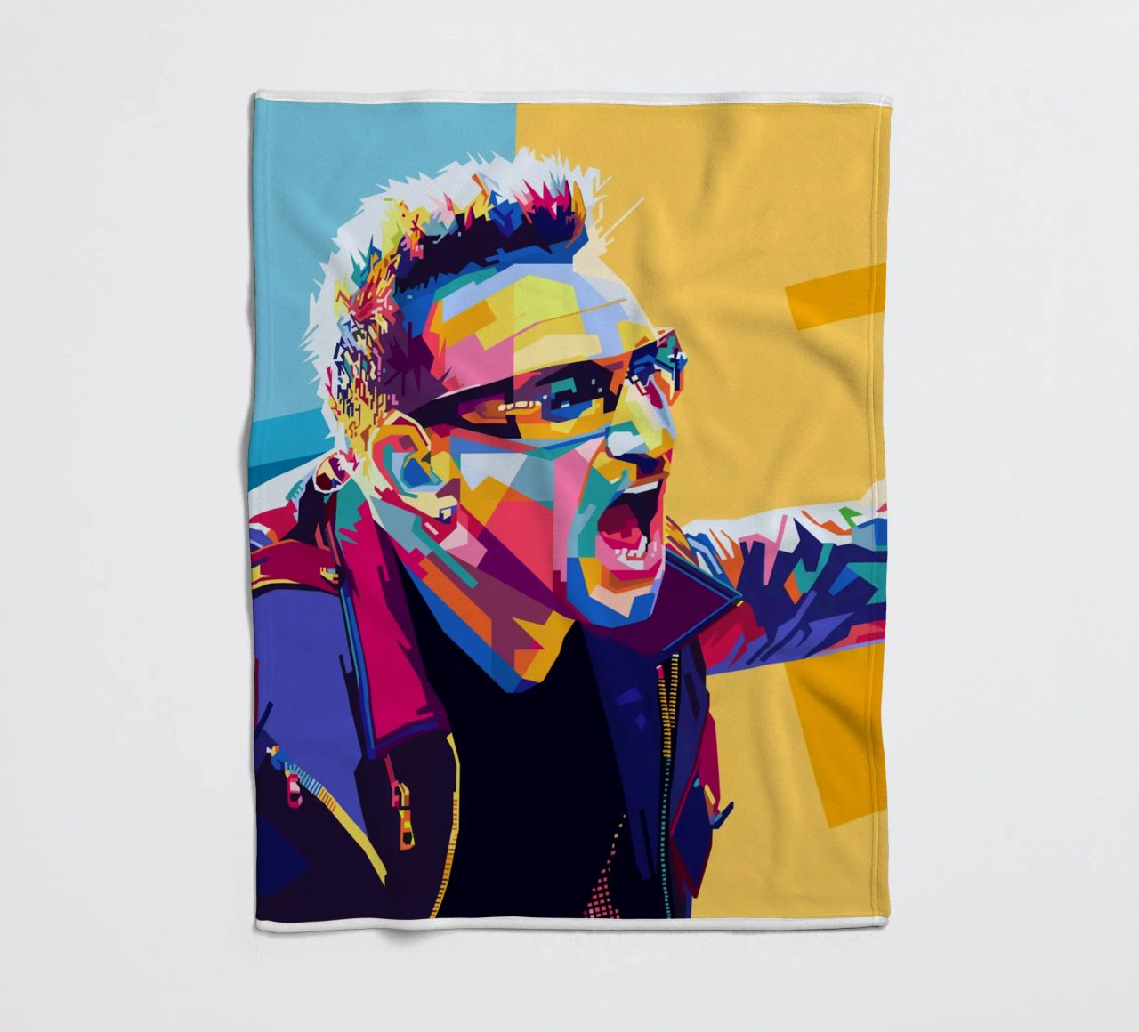 Bono Style WPAP coperta in pile da SW Artwork