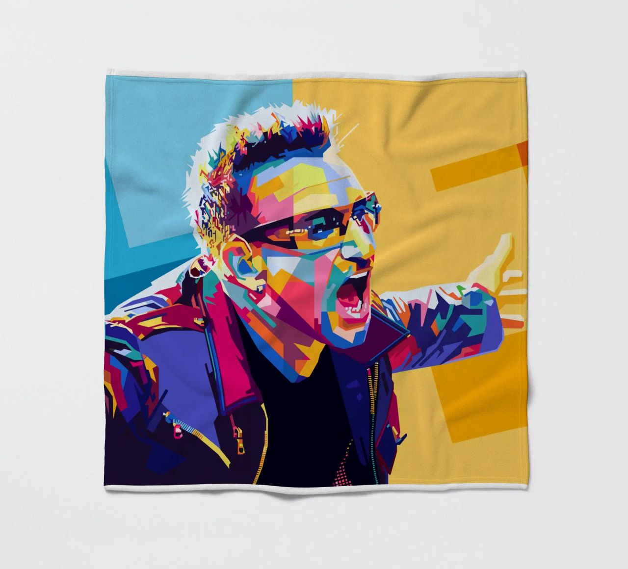 Bono Style WPAP coperta in pile da SW Artwork