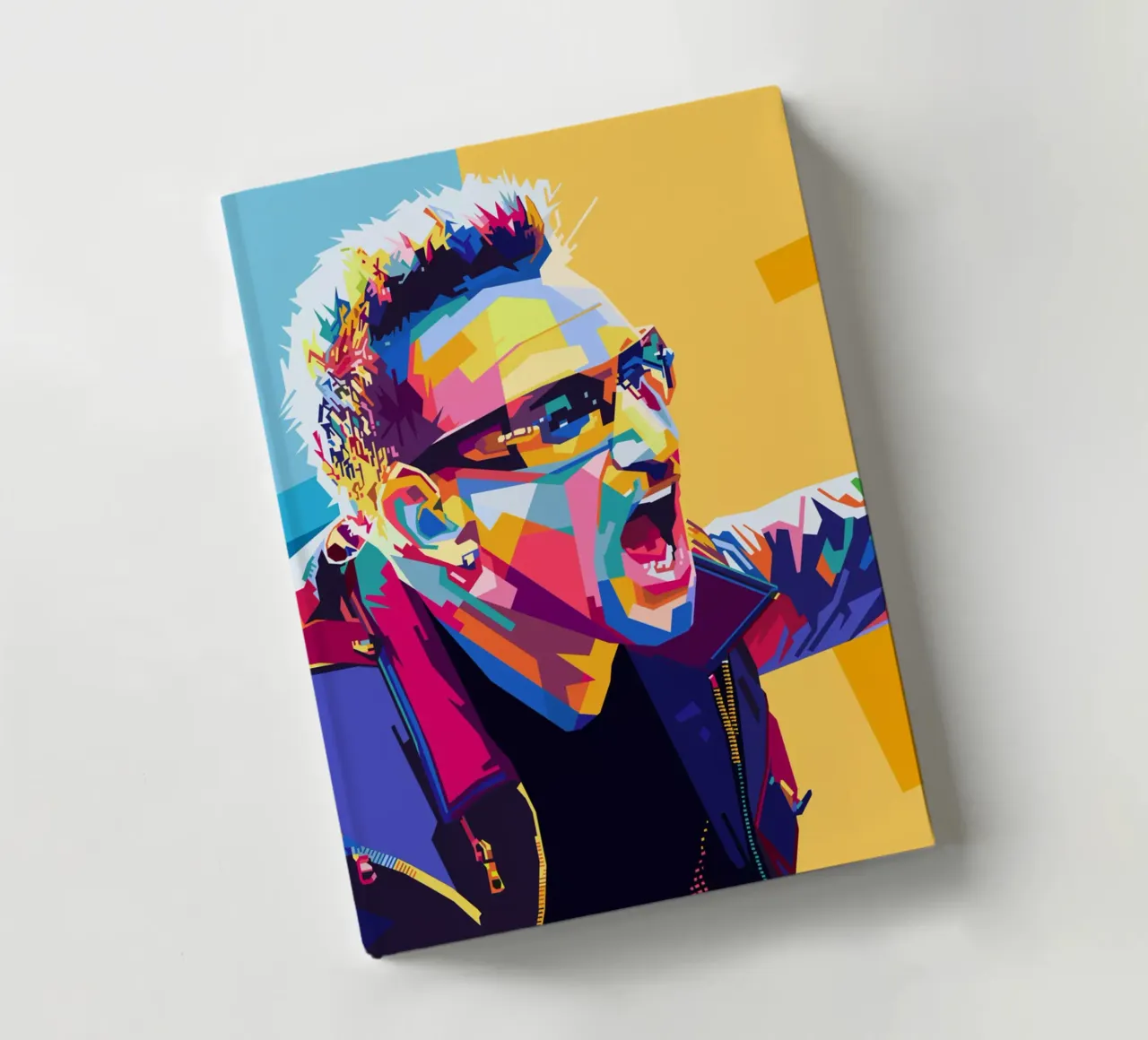 Bono Style WPAP Notizbuch von SW Artwork