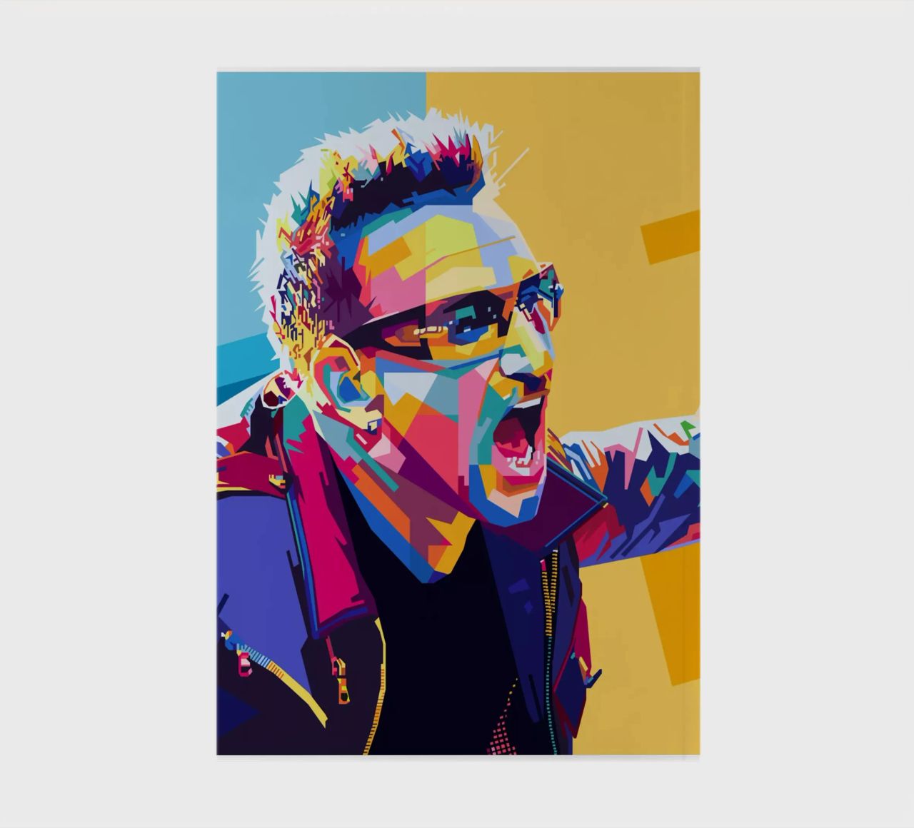 Bono Style WPAP notebook by SW Artwork