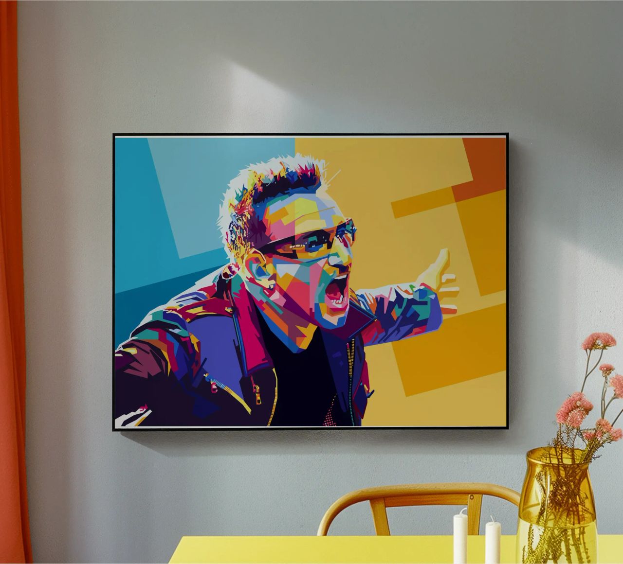 Bono Style WPAP plexiglass da SW Artwork