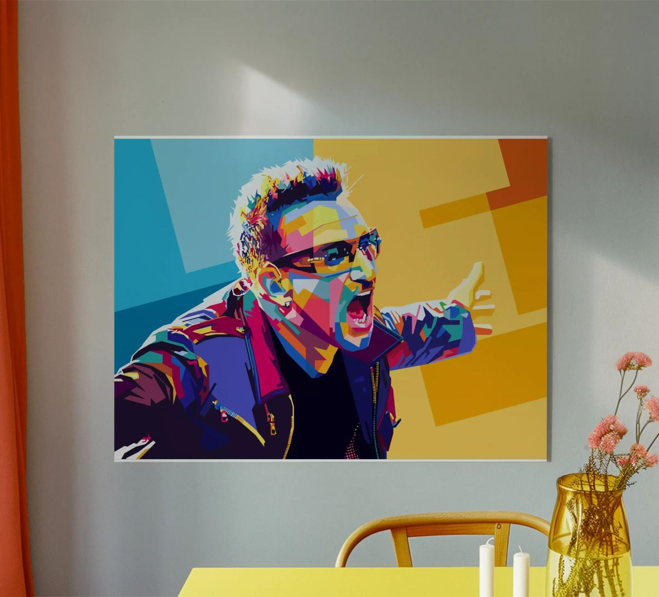 Bono Style WPAP plexiglass da SW Artwork