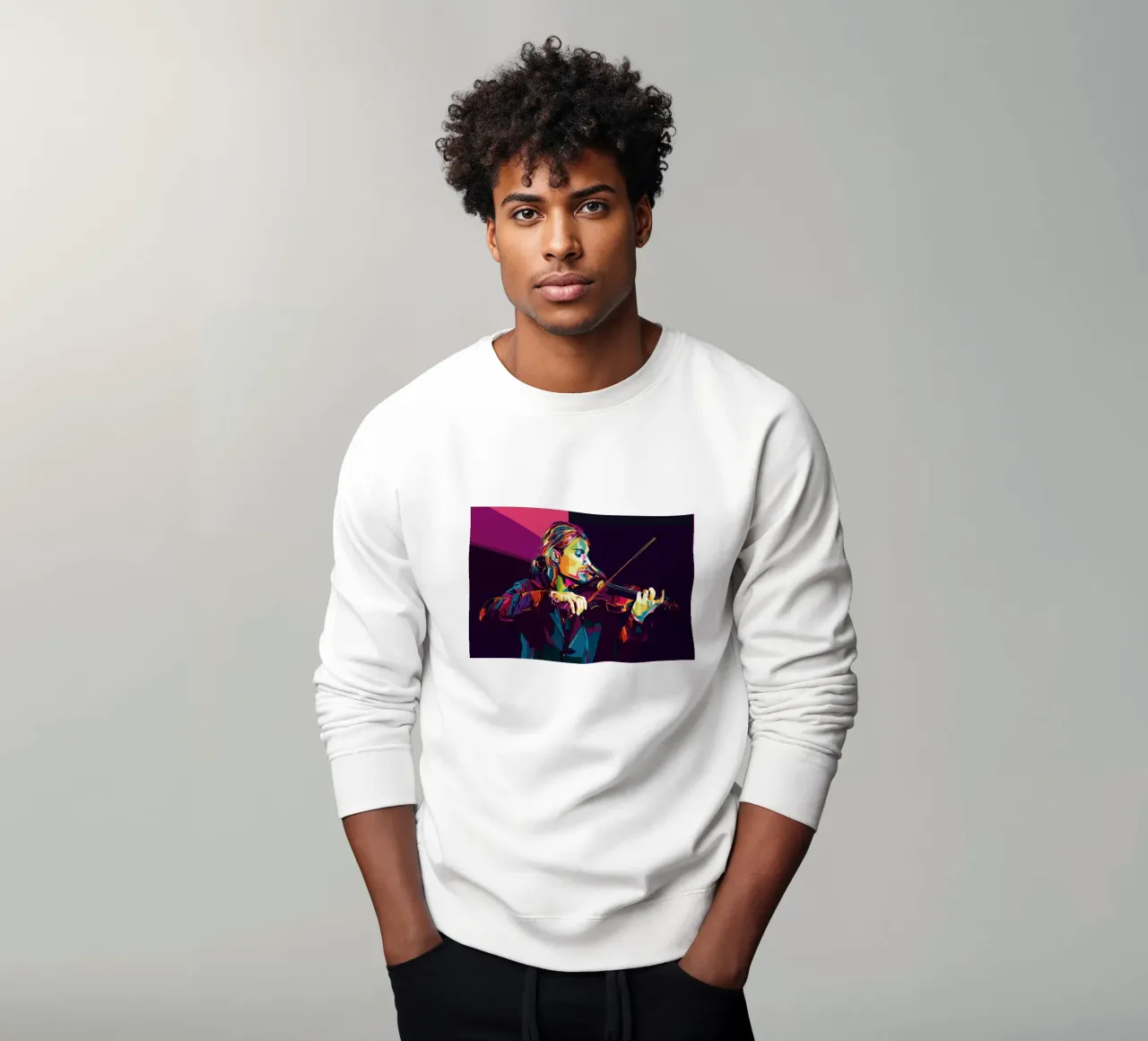 Violinist Style WPAP sweat de SW Artwork