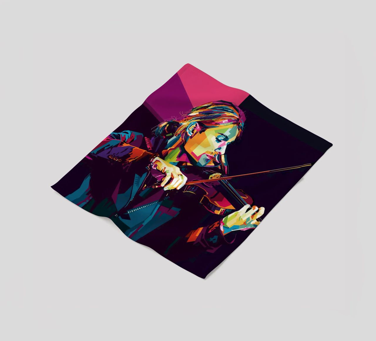 Violinist Style WPAP coperta in pile da SW Artwork