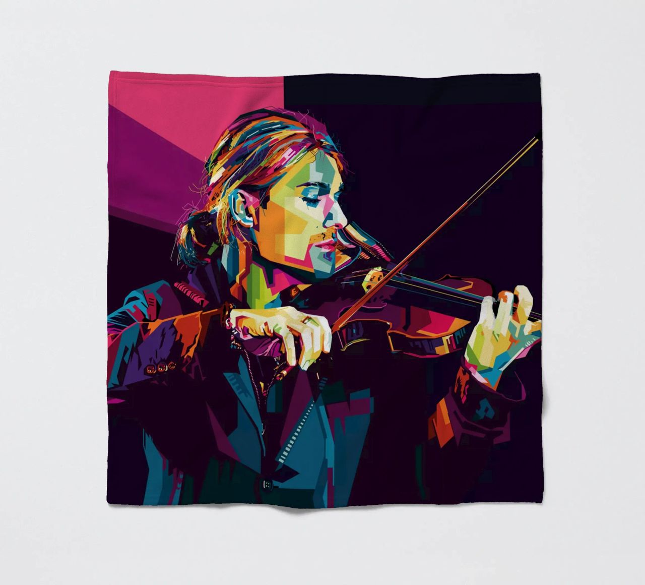 Violinist Style WPAP coperta in pile da SW Artwork
