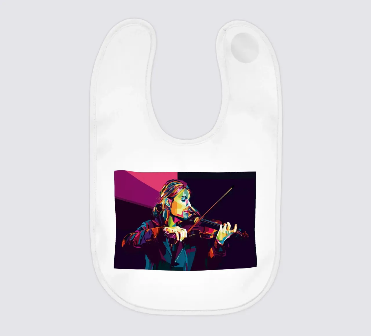 Violinist Style WPAP bavaglino da SW Artwork