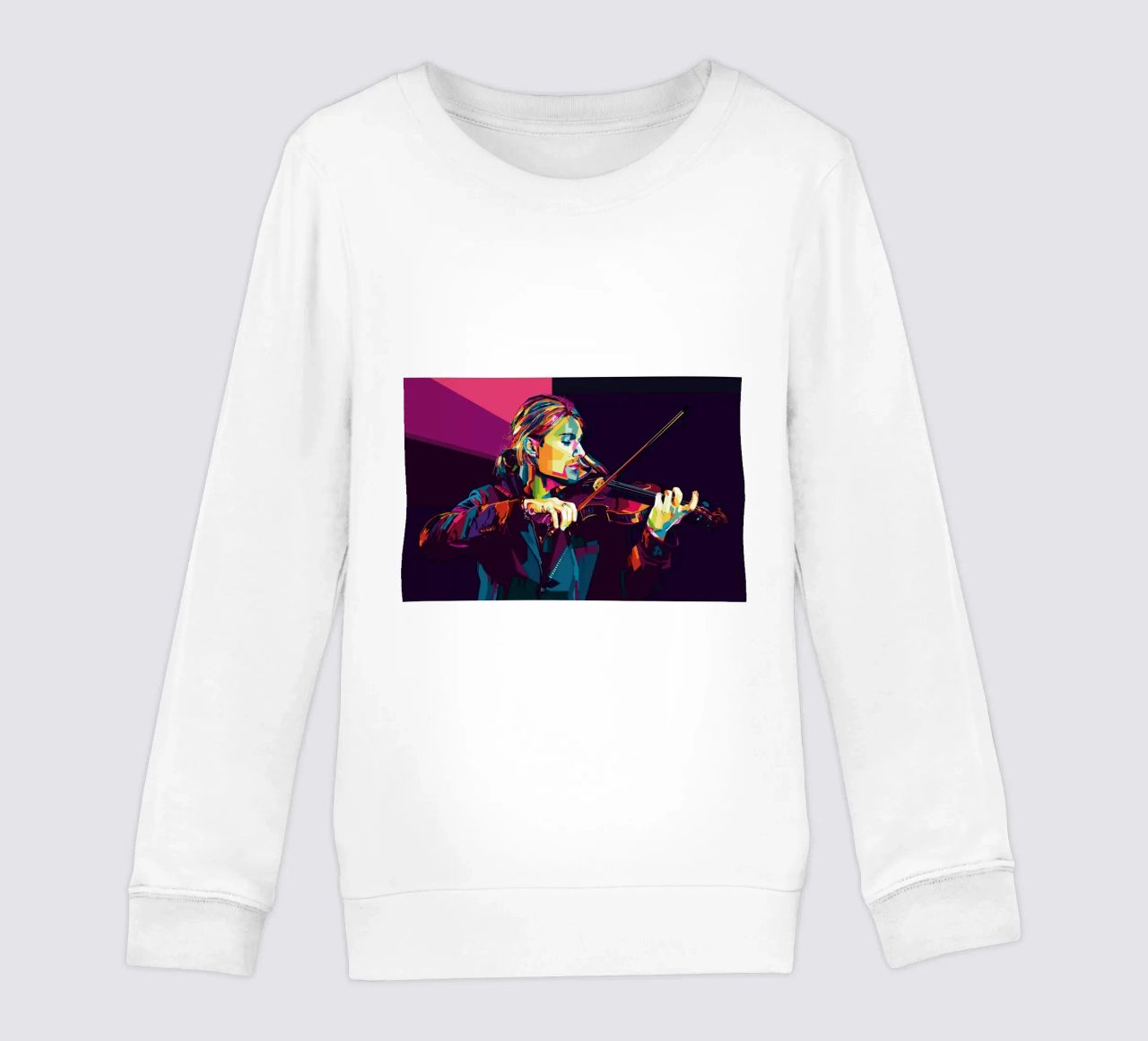 Violinist Style WPAP felpa bambino da SW Artwork