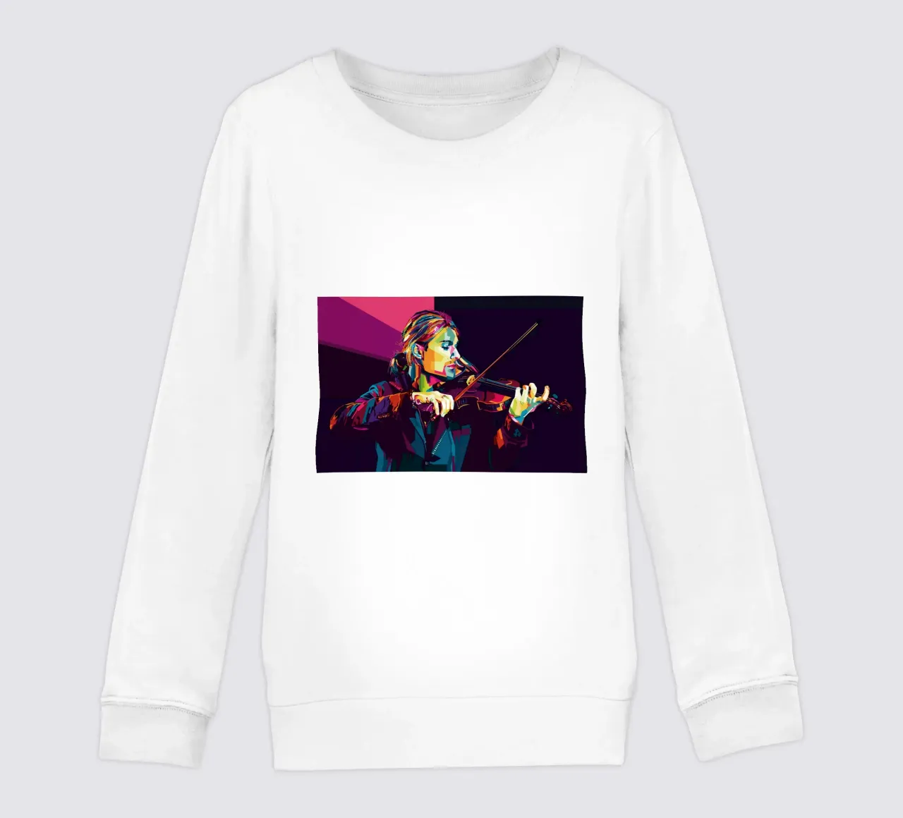 Violinist Style WPAP felpa bambino da SW Artwork