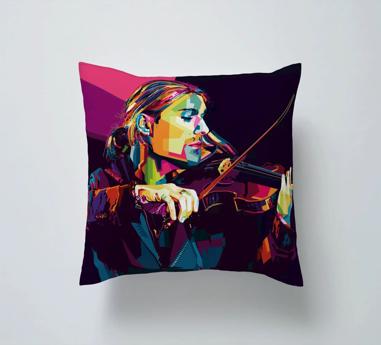 Violinist Style WPAP cuscino da SW Artwork