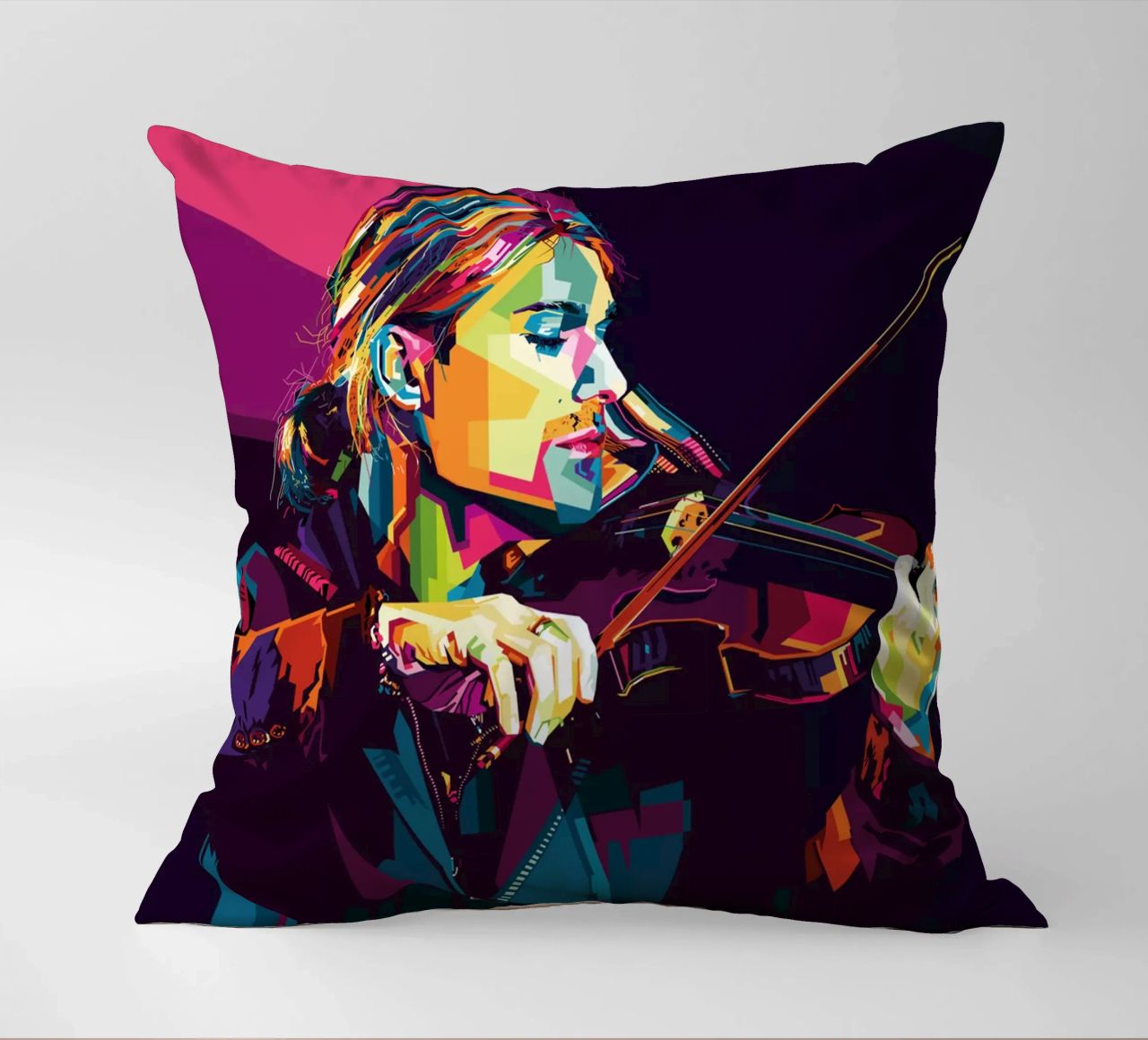 Violinist Style WPAP cuscino da SW Artwork