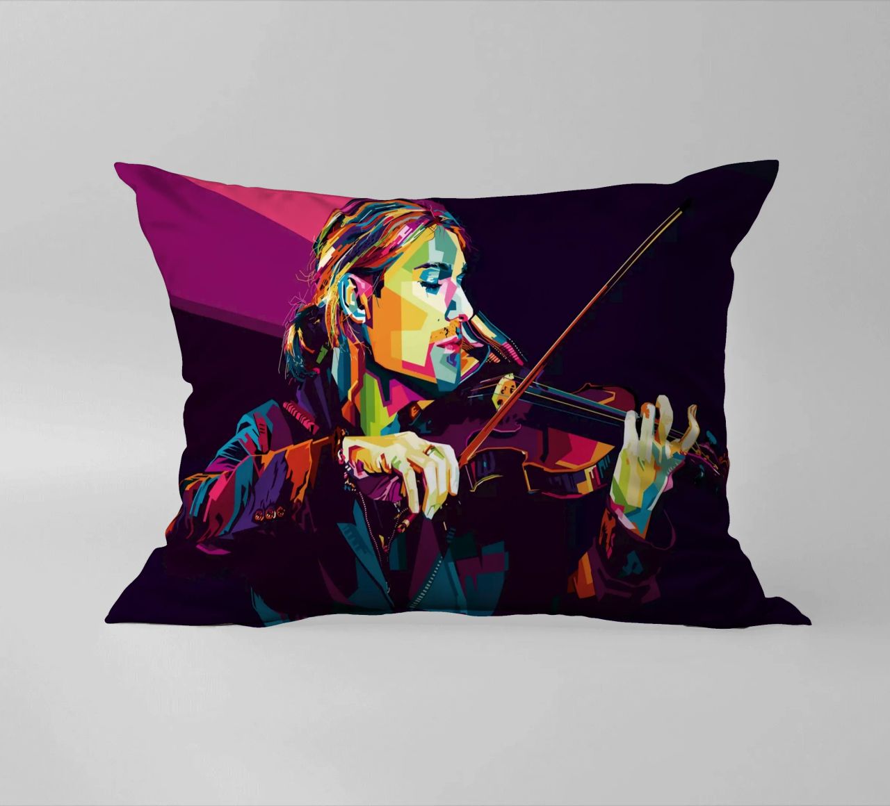 Violinist Style WPAP cuscino da SW Artwork