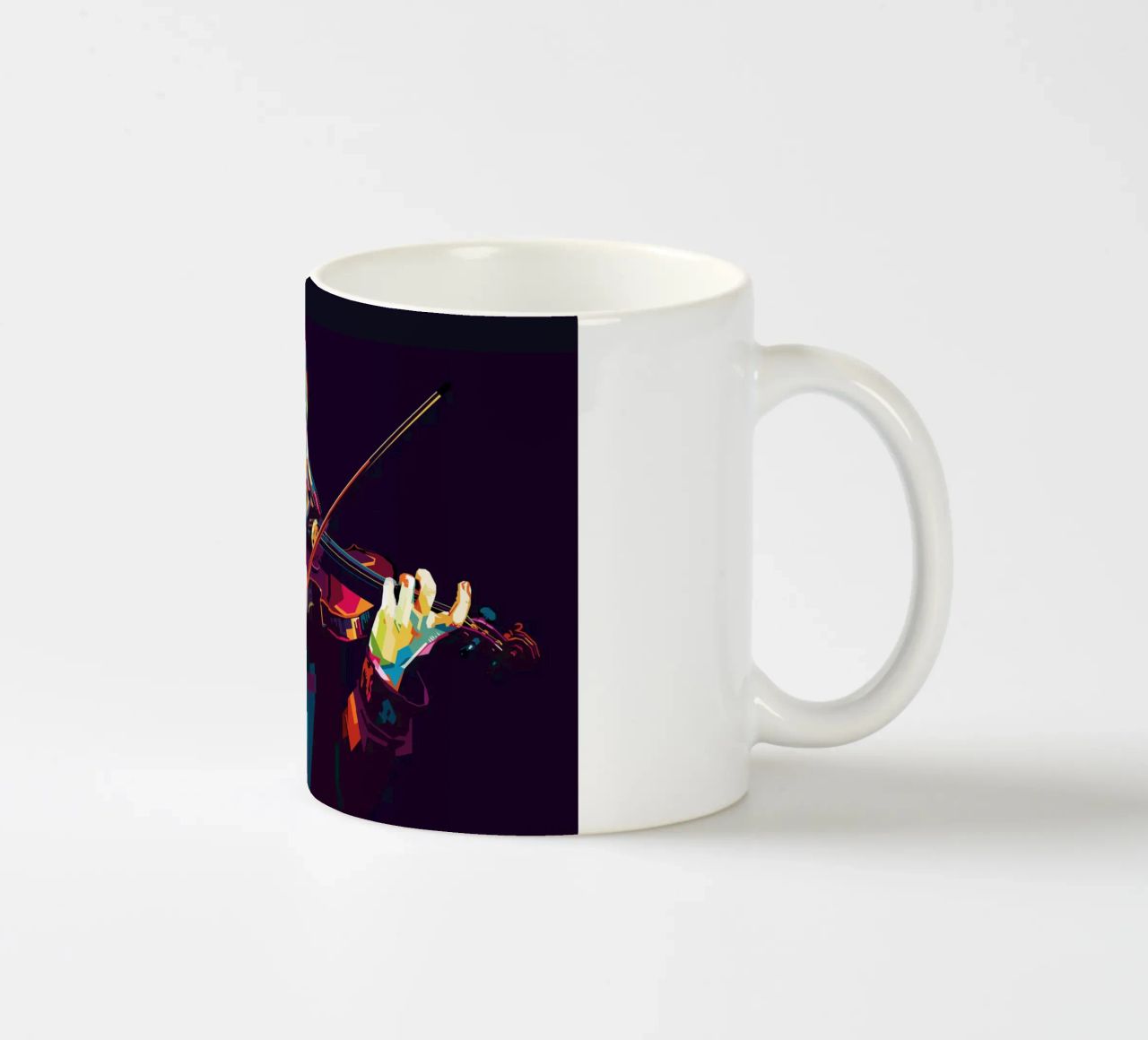 Violinist Style WPAP tazza in ceramica da SW Artwork