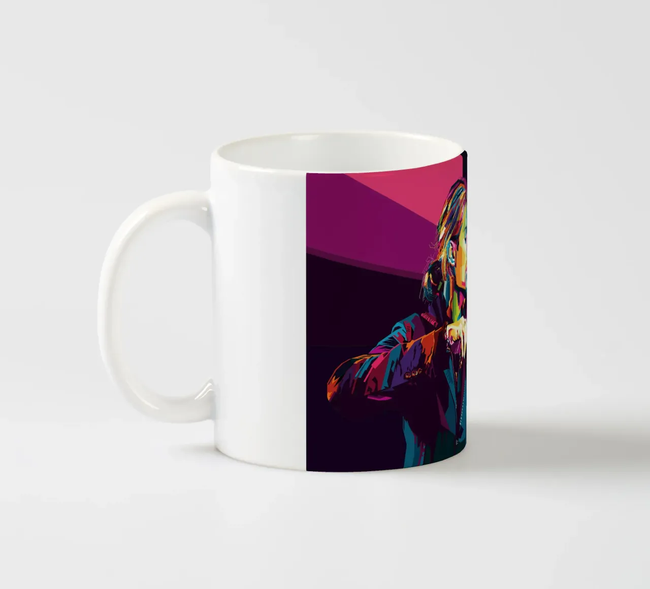 Violinist Style WPAP mug en céramique de SW Artwork