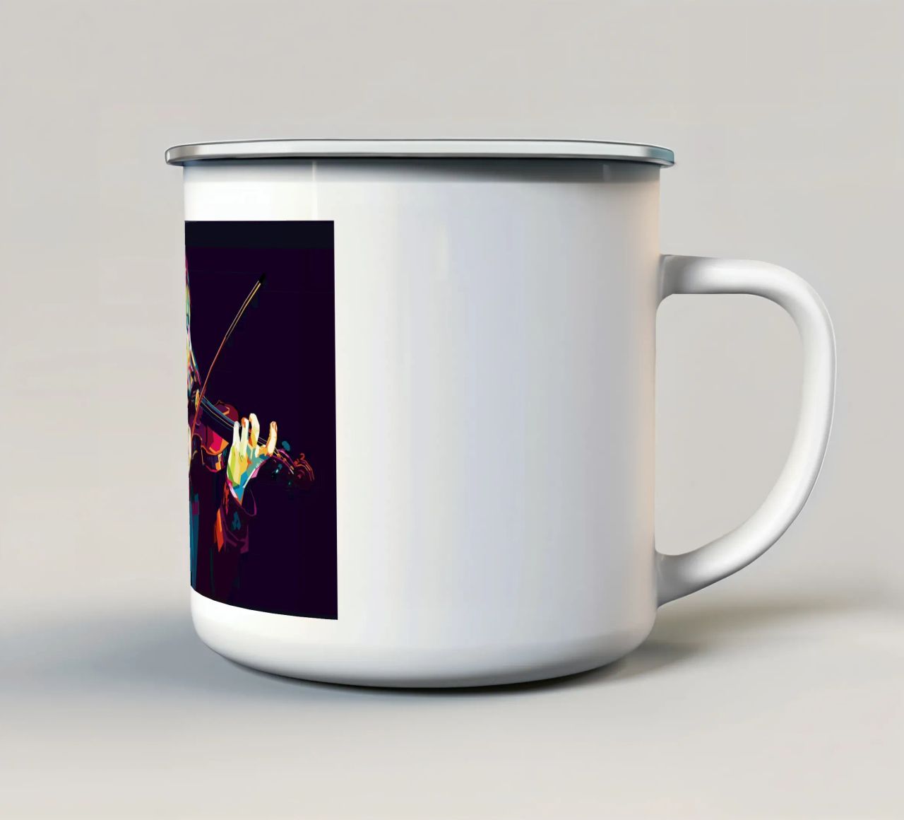 Violinist Style WPAP tazza in smalto da SW Artwork
