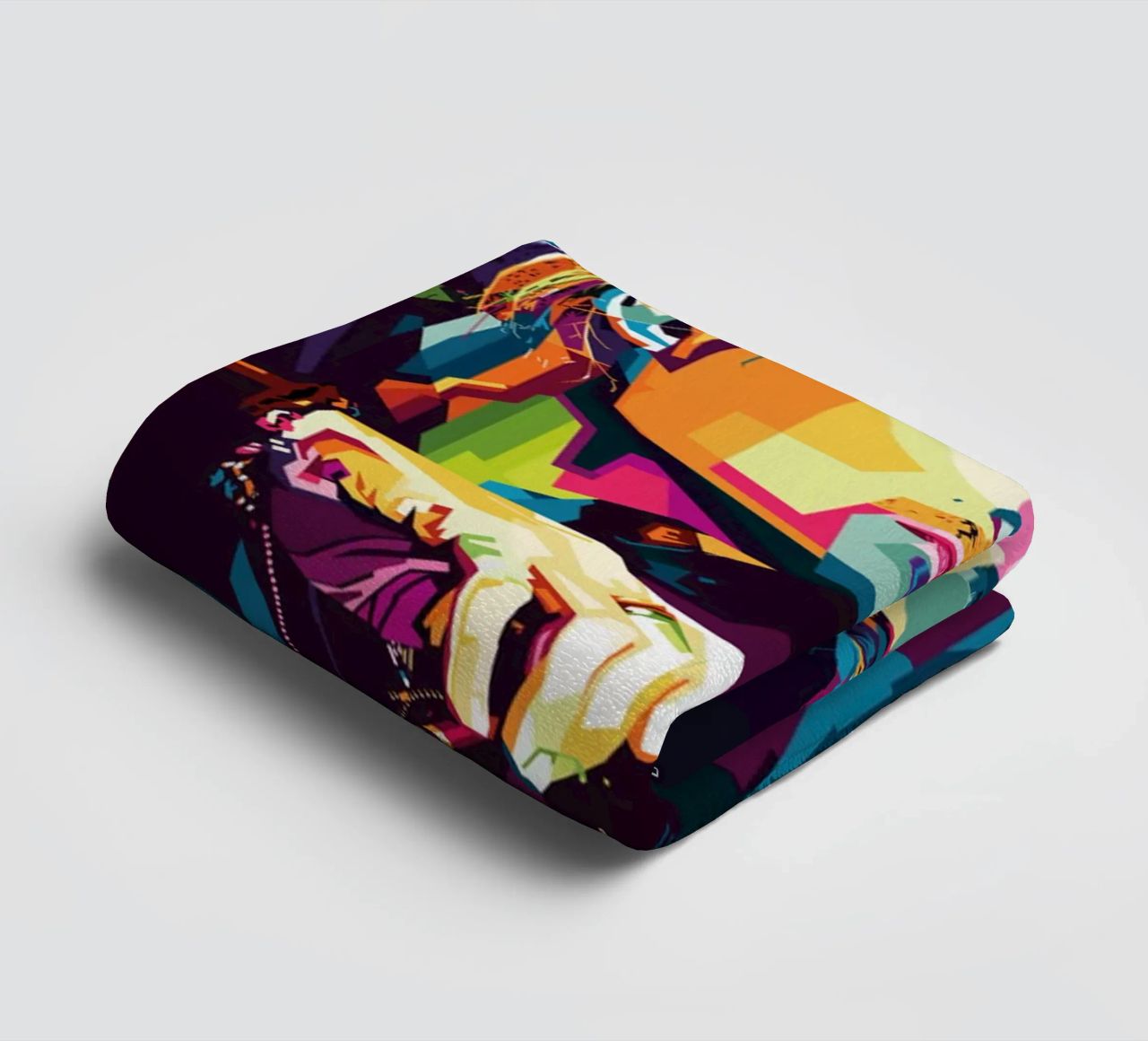 Violinist Style WPAP asciugamano da bagno da SW Artwork