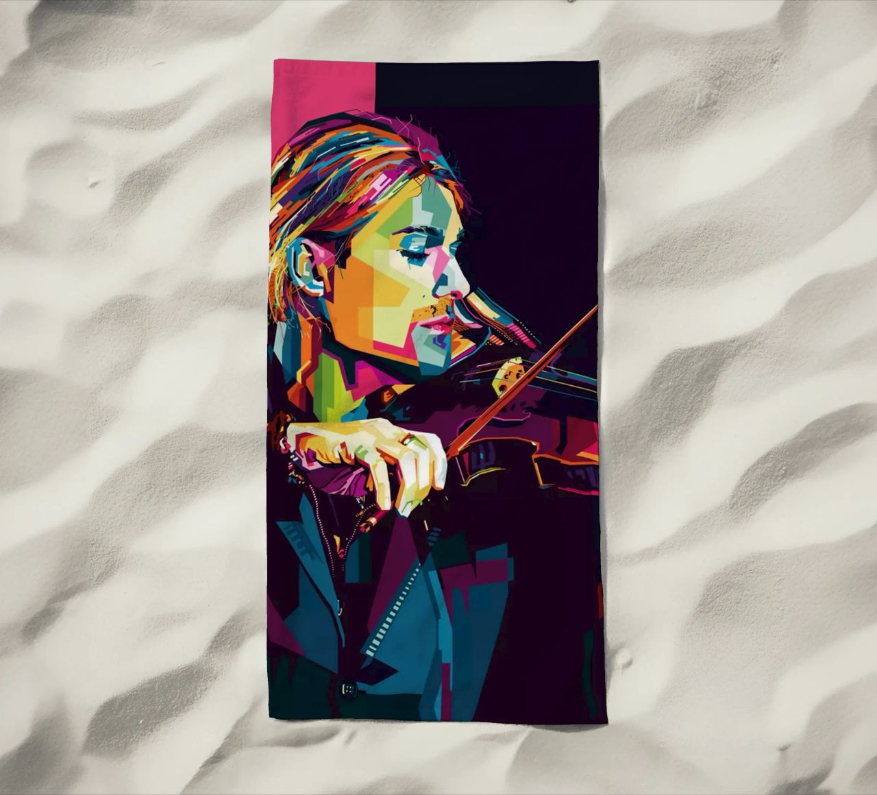 Violinist Style WPAP telo mare da SW Artwork