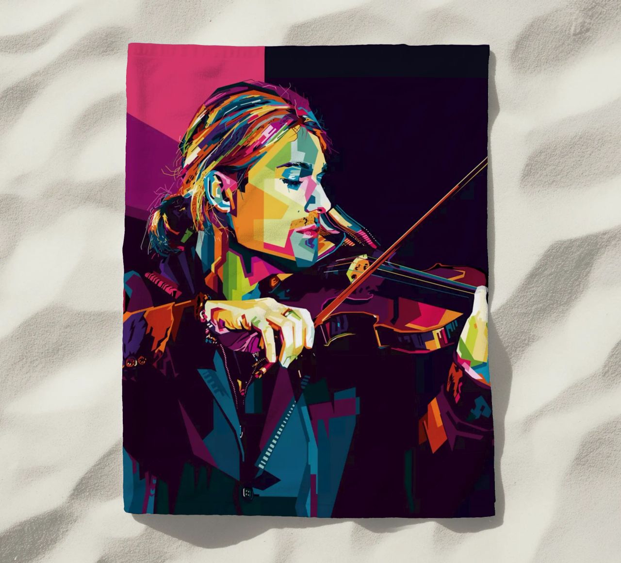 Violinist Style WPAP telo mare da SW Artwork