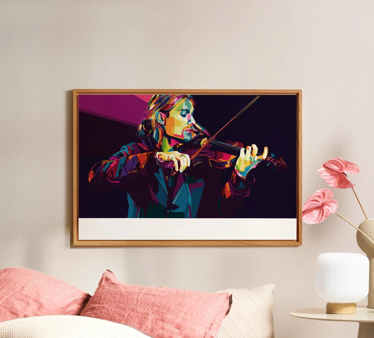 Violinist Style WPAP alluminio dibond da SW Artwork