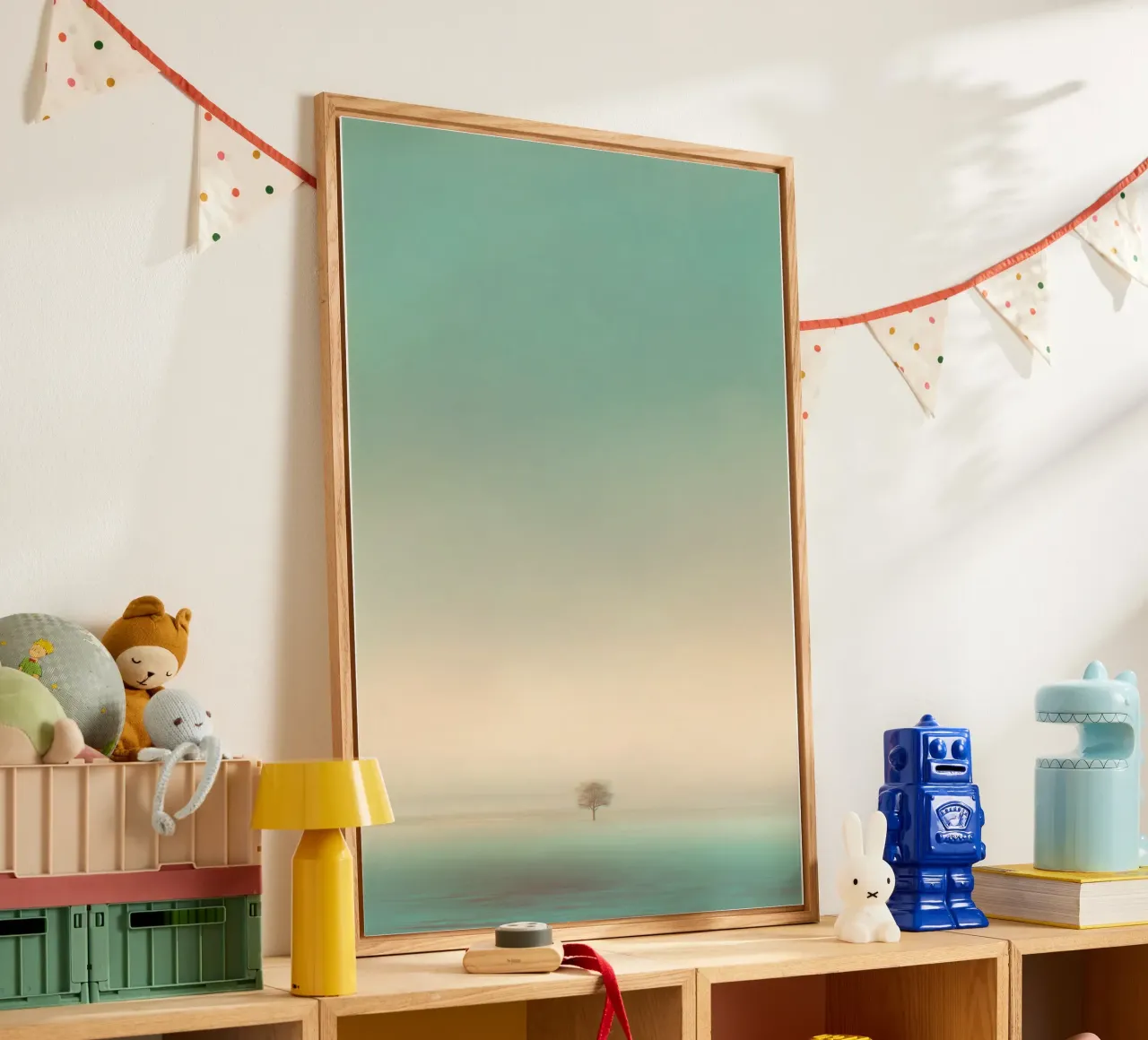 Lone Tree on Hushed Field plexiglass da Tinyverse Studio