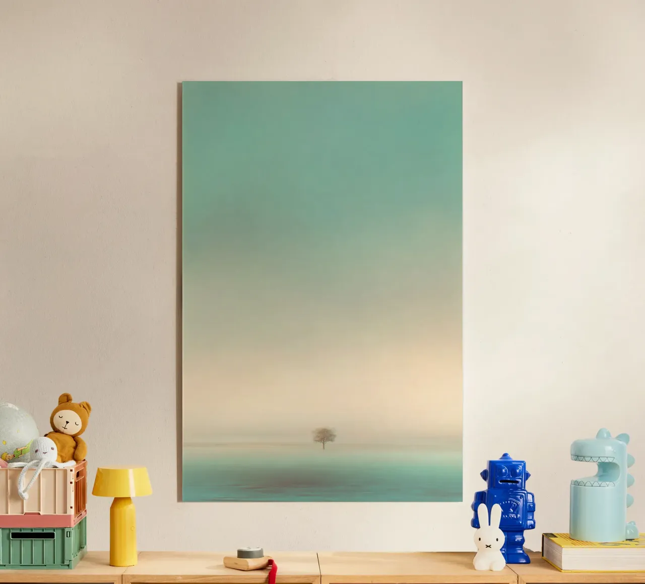 Lone Tree on Hushed Field plexiglass da Tinyverse Studio