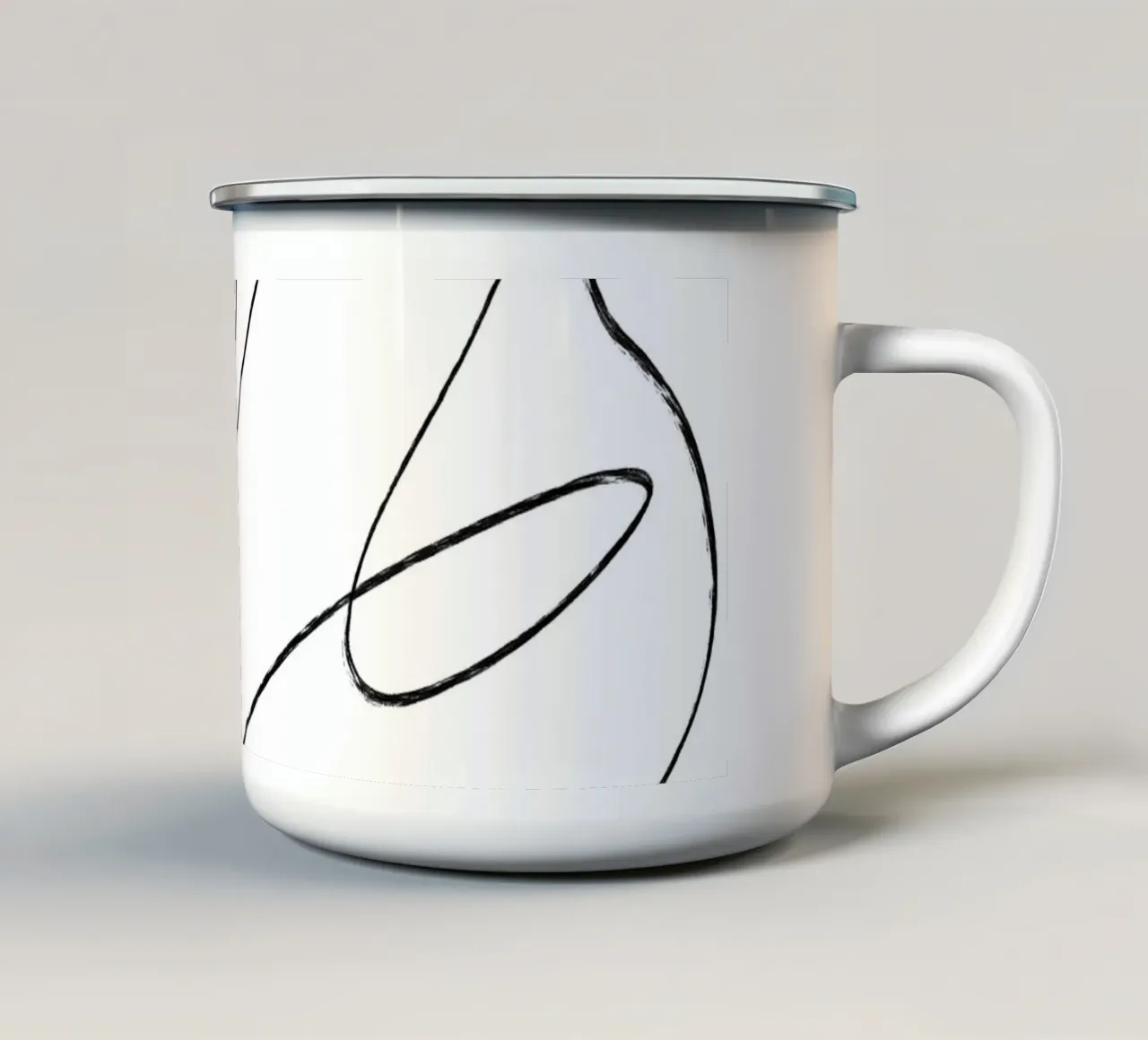 Floral tazza in smalto da Studio B