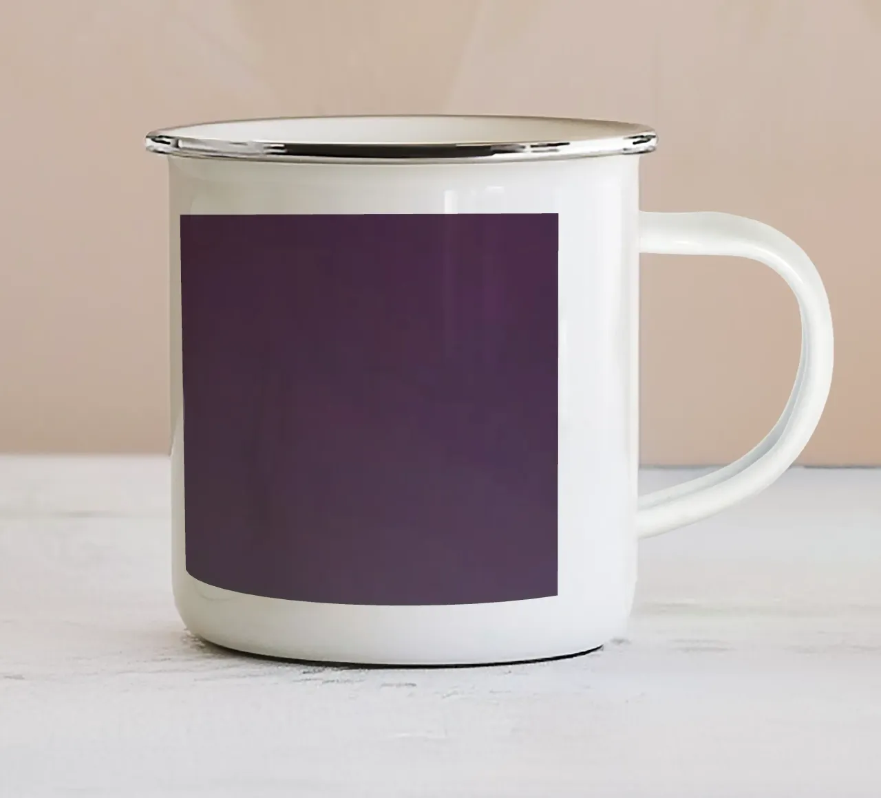 Moonrise in Violet Silence tazza in smalto da Tinyverse Studio