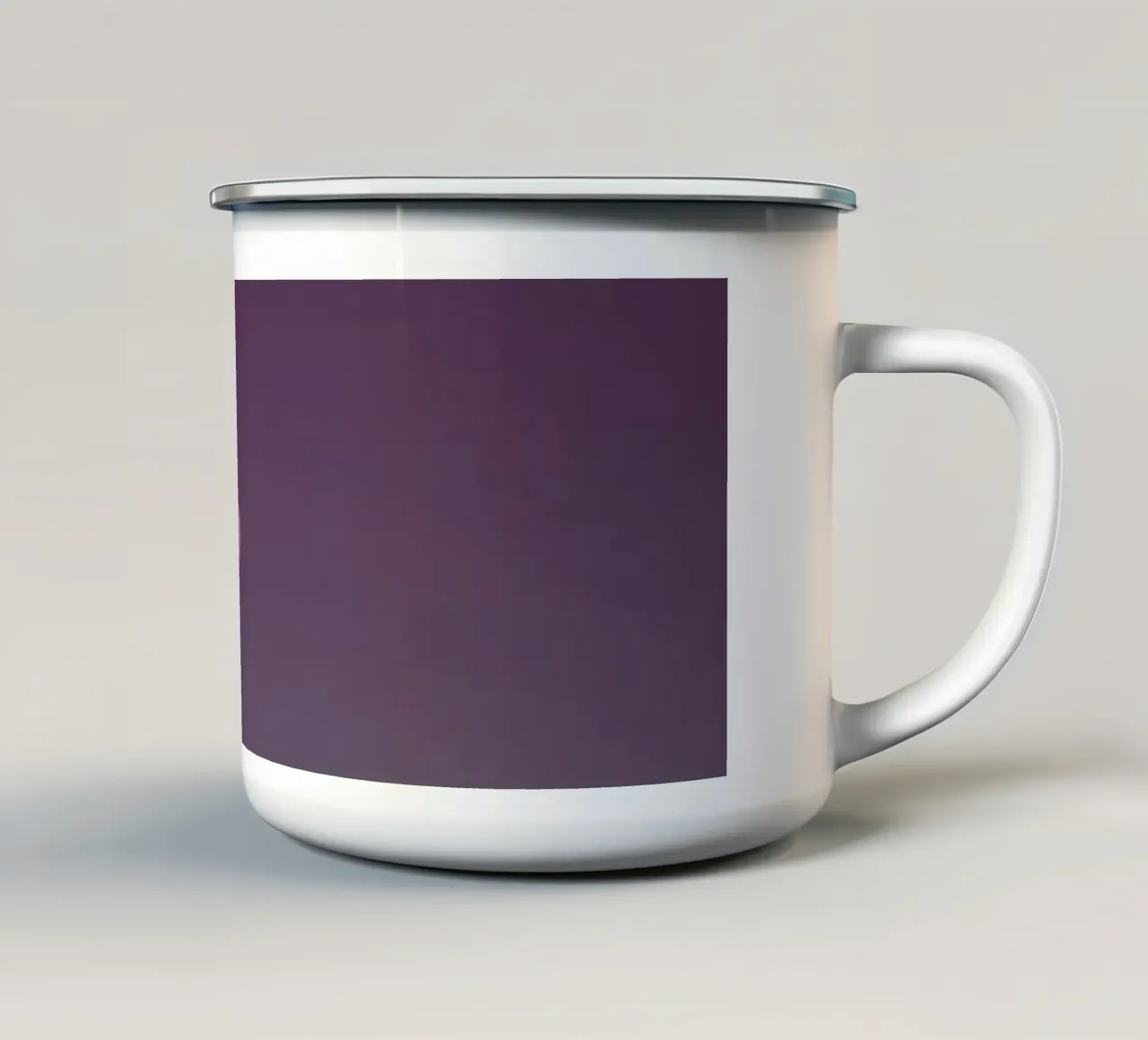 Moonrise in Violet Silence tazza in smalto da Tinyverse Studio