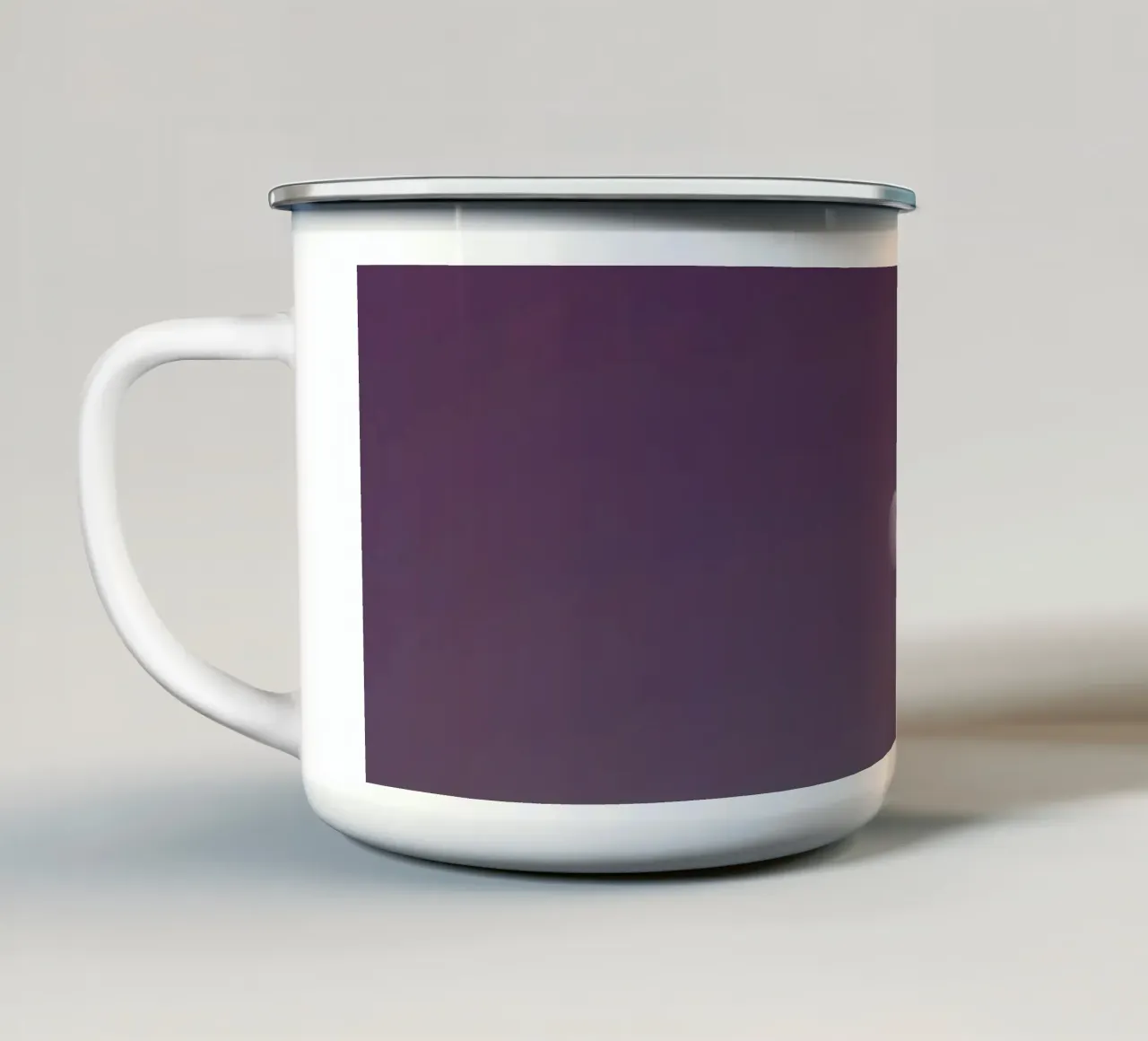 Moonrise in Violet Silence tazza in smalto da Tinyverse Studio