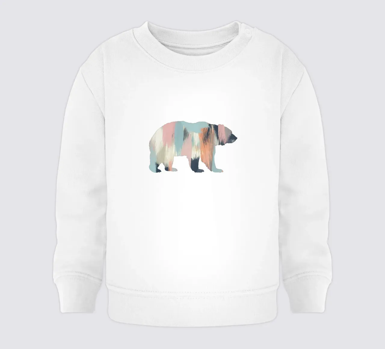 Orso pastello felpa neonato da Orara Studio