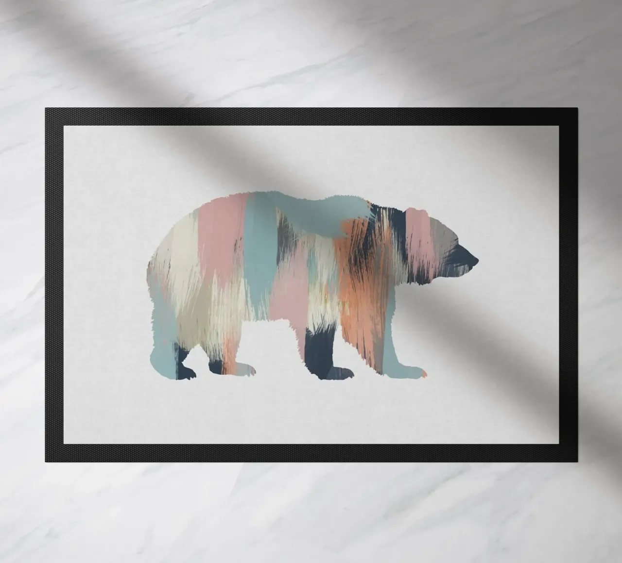 Orso pastello zerbino da Orara Studio