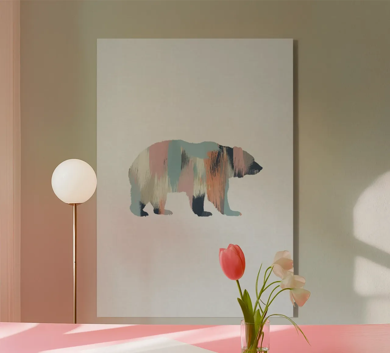 Orso pastello plexiglass da Orara Studio