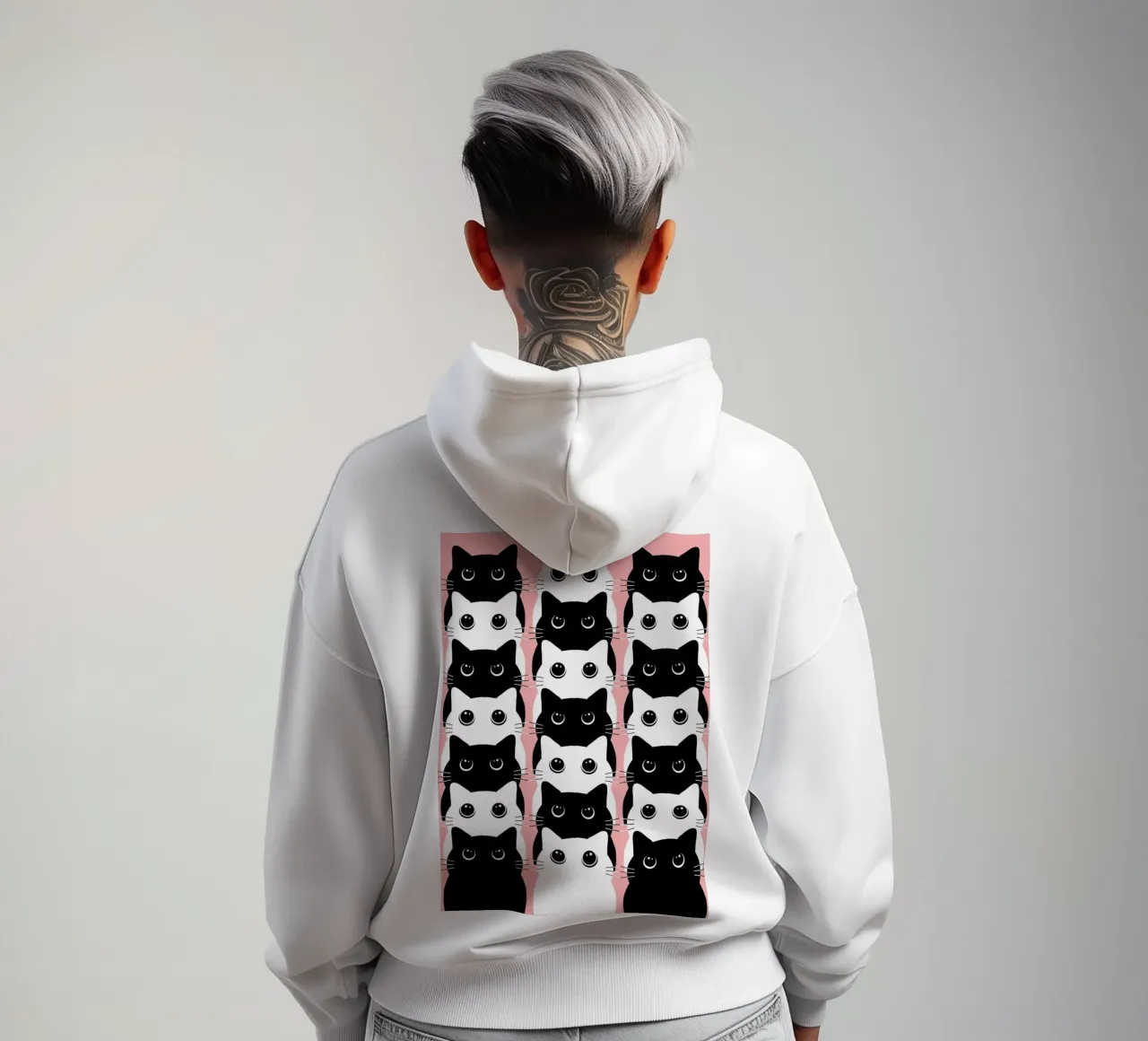 So many retro cats felpa con cappuccio da BAINAI HOME