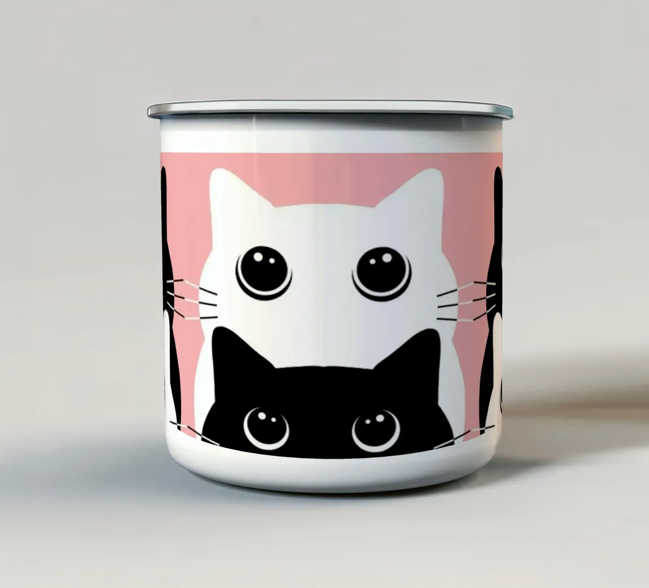 So many retro cats tazza in smalto da BAINAI HOME