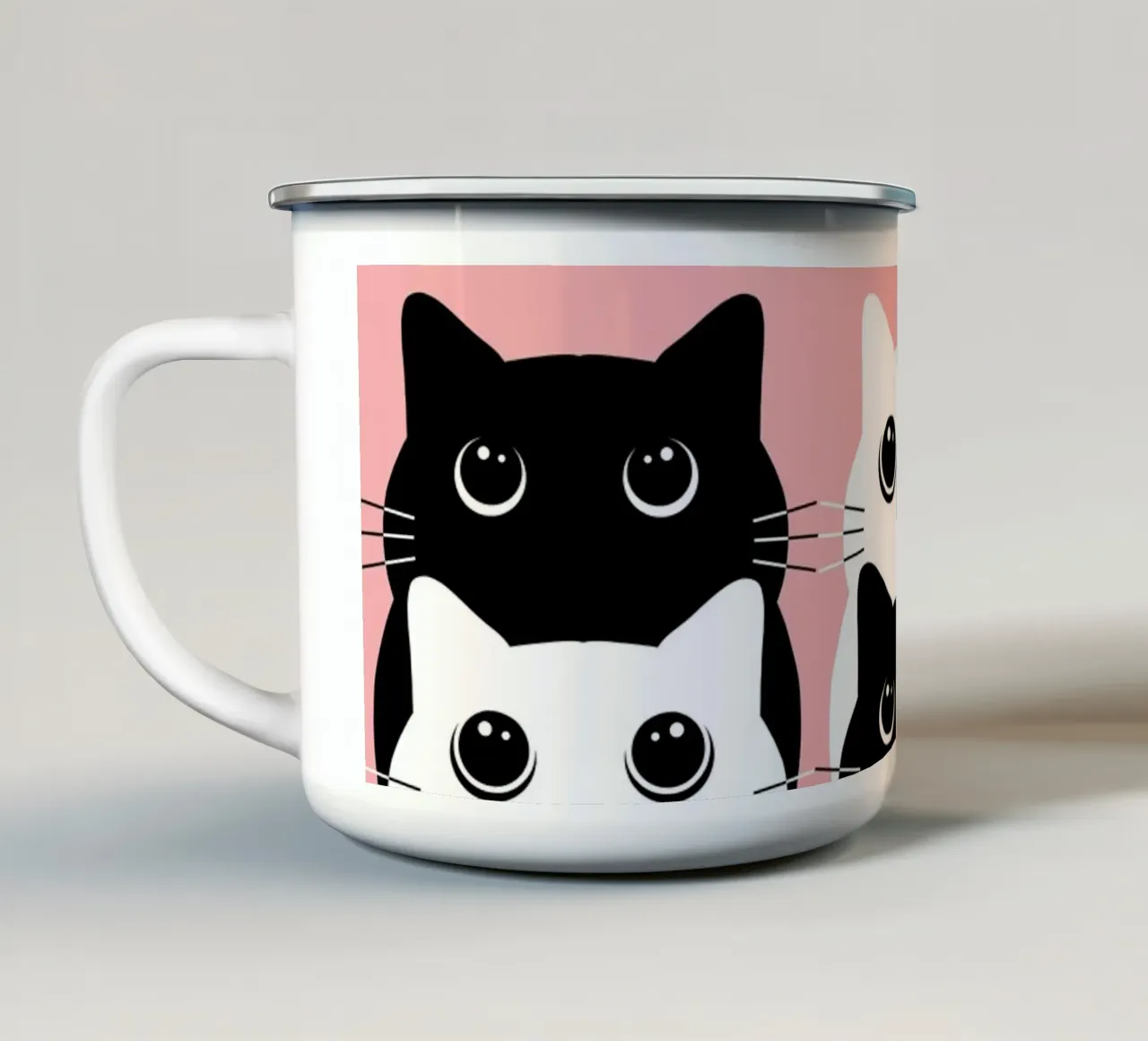 So many retro cats tazza in smalto da BAINAI HOME