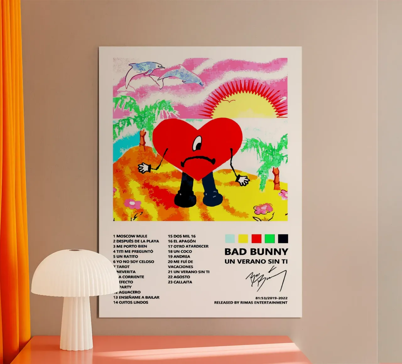 Bad Bunny Un Verano Sin Ti Tracklists carta hahnemühle da Linda Tobrut