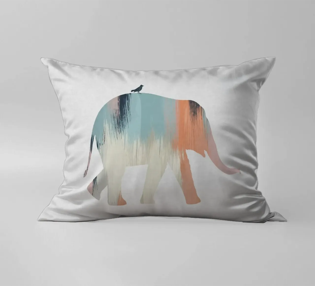 Elefante pastello cuscino da Orara Studio