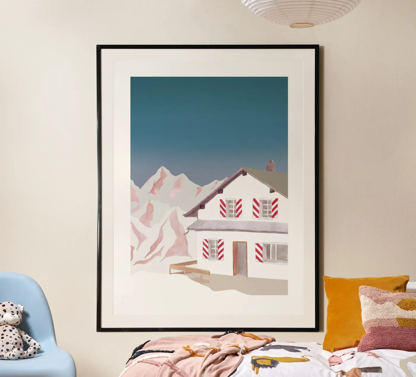 Berghütte poster da mantika studio