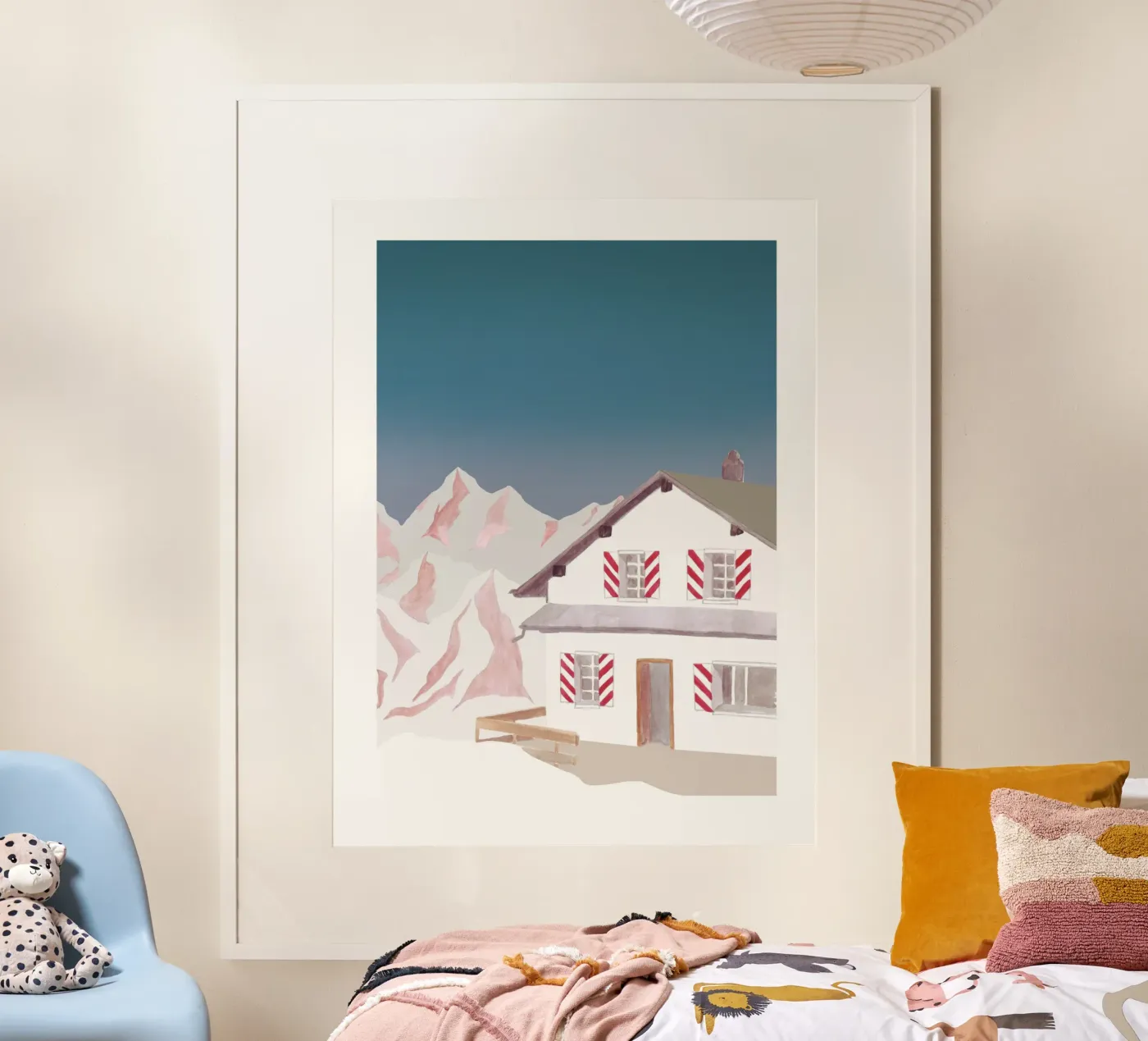 Berghütte poster da mantika studio