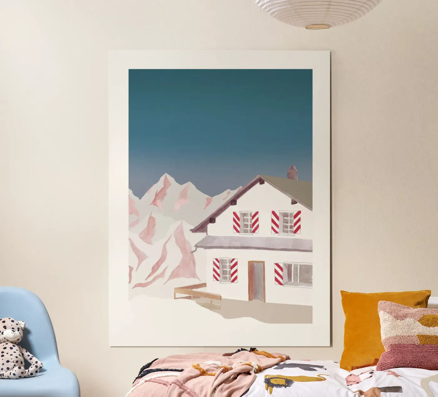 Berghütte poster da mantika studio