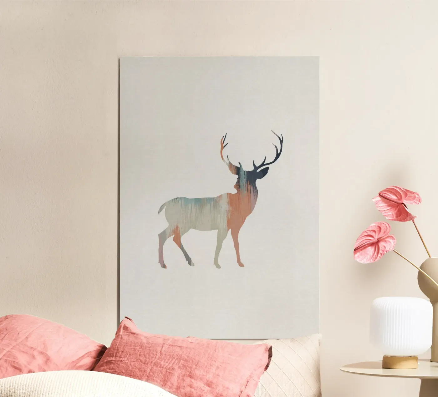 Cervo pastello poster da Orara Studio