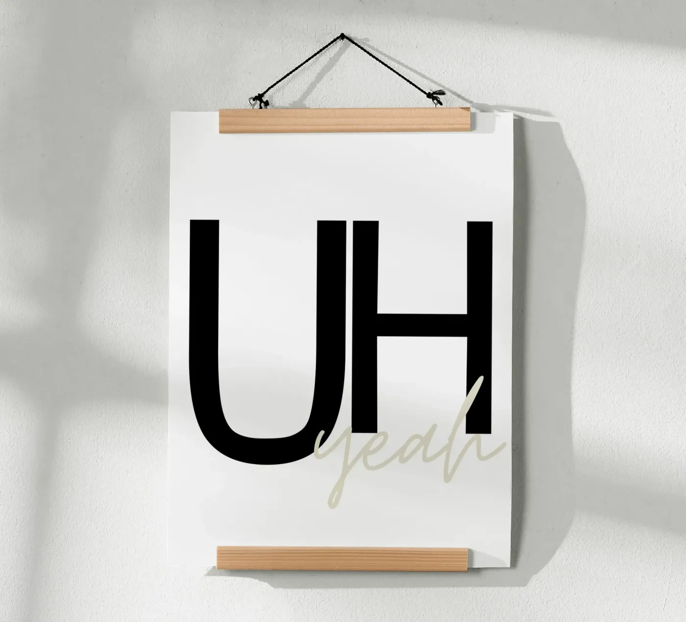 Uh yeah poster van They Call Me Juja