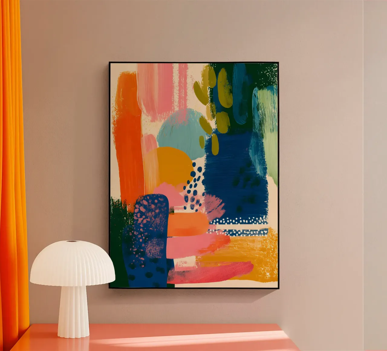 Vibrant Abstraction plexiglass da Abstrakt Atelier