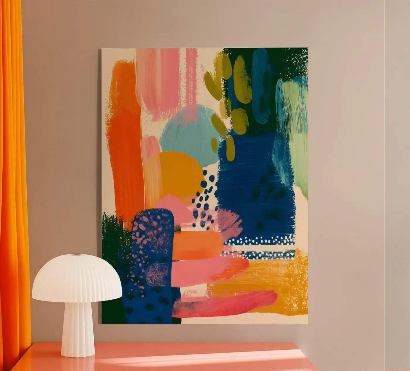 Vibrant Abstraction plexiglass da Abstrakt Atelier