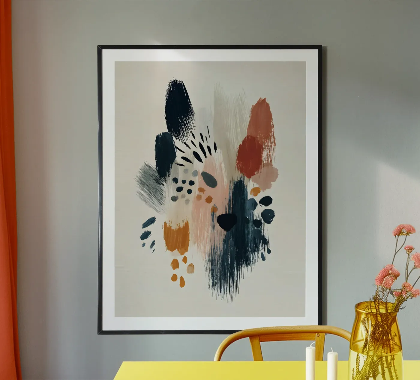 Midnight Brush poster by Abstrakt Atelier