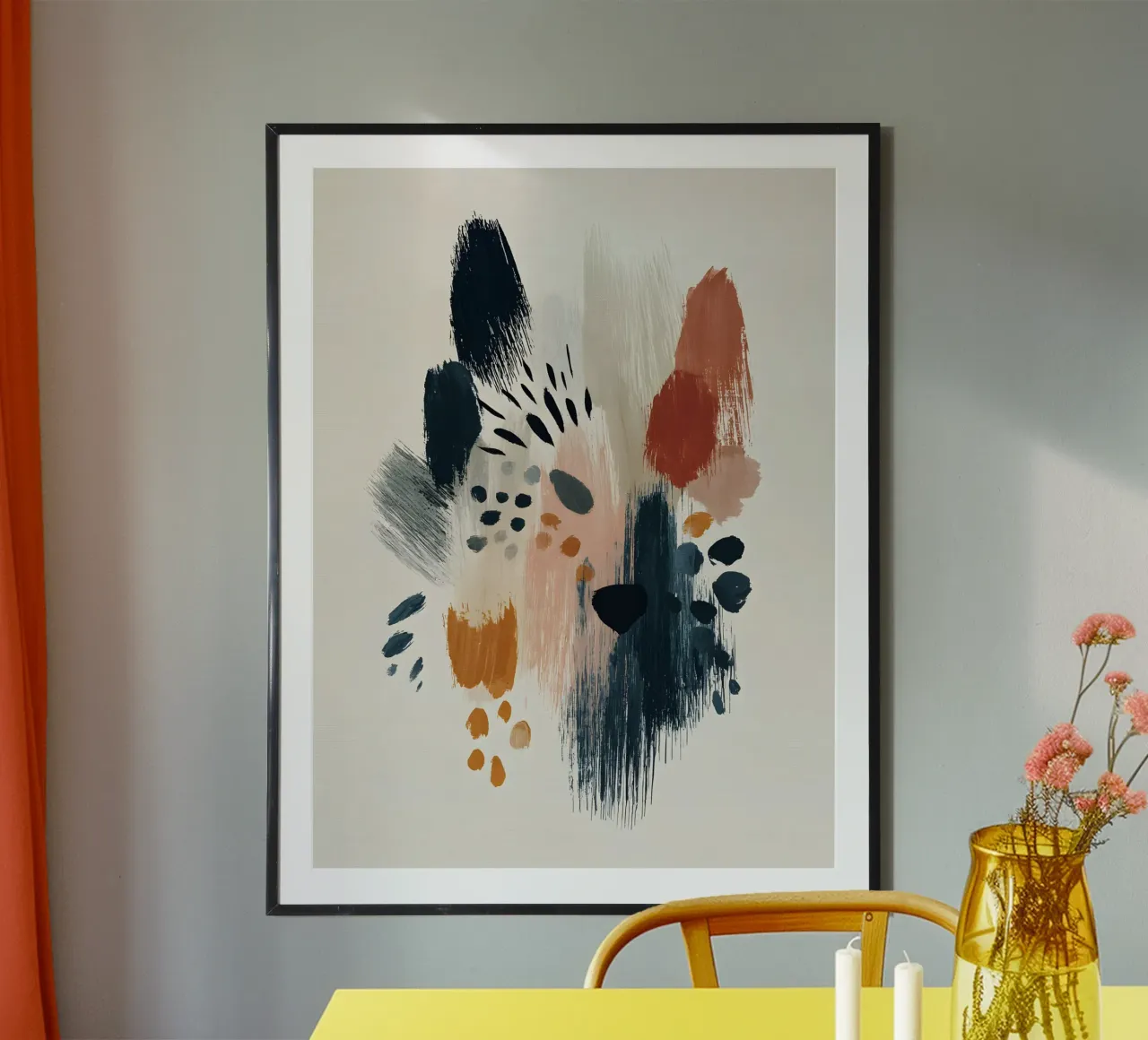 Midnight Brush poster da Abstrakt Atelier