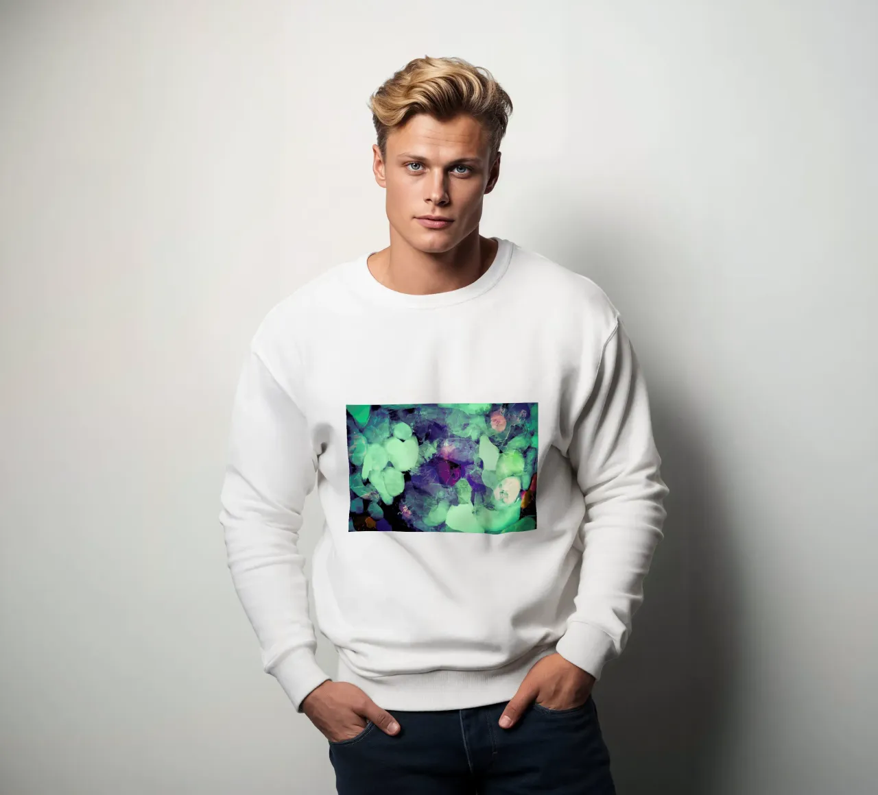 Green Ice sweatshirt by In Full Color