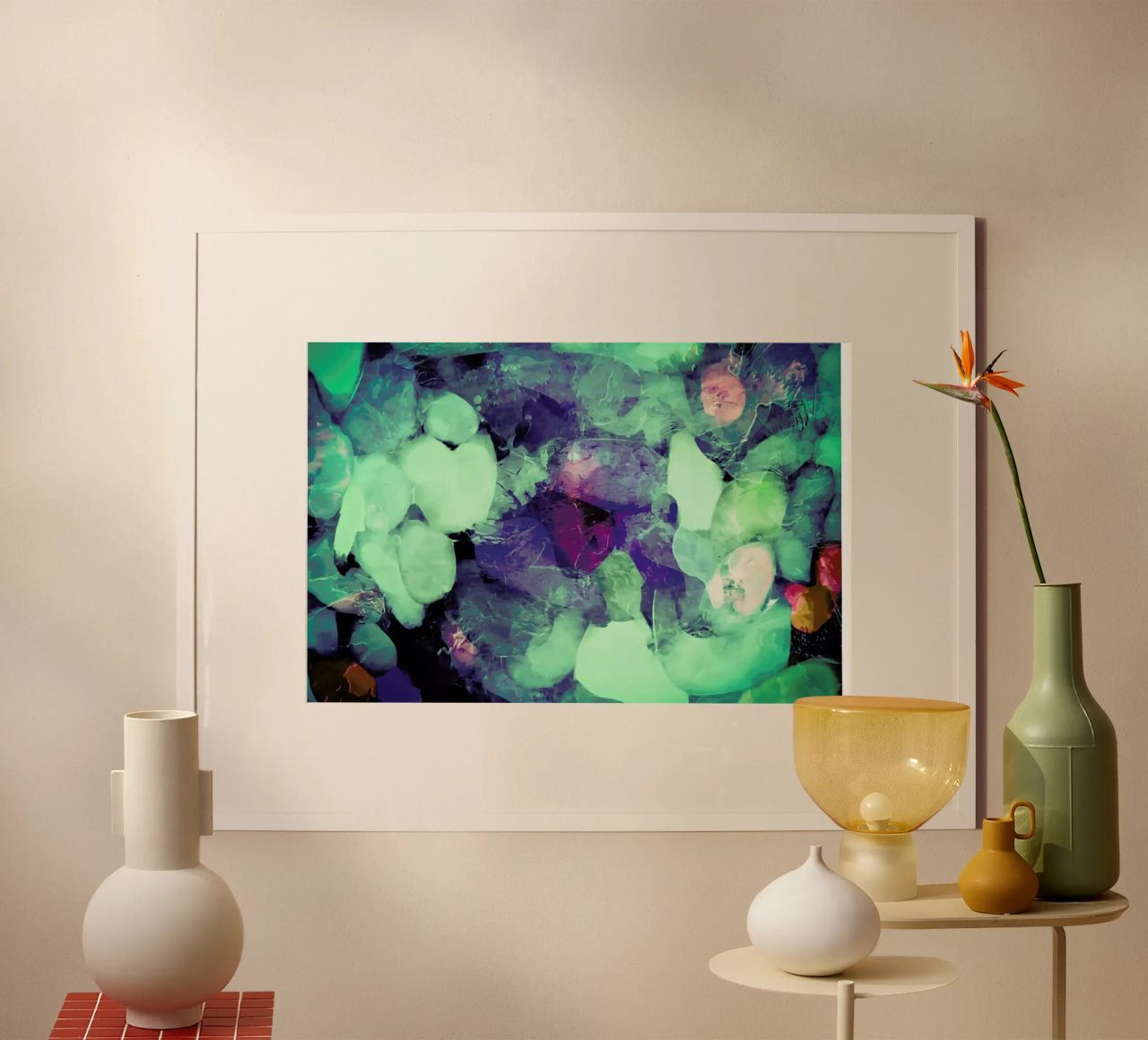 Green Ice poster by In Full Color