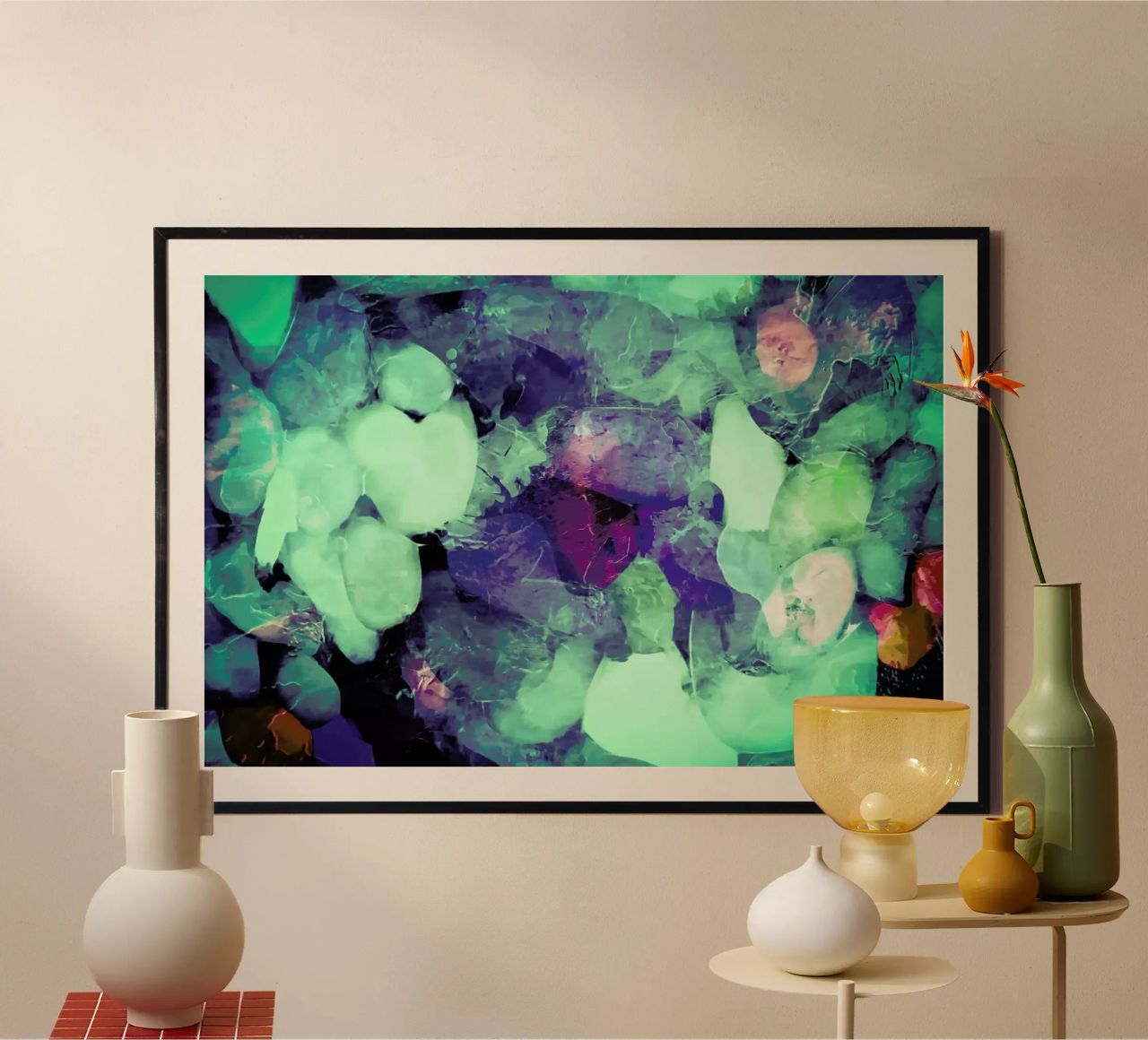 Green Ice poster by In Full Color